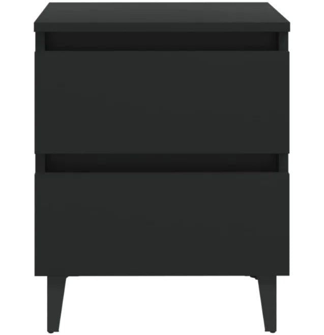 Linea Noir Bedside Tables (Set of 2)